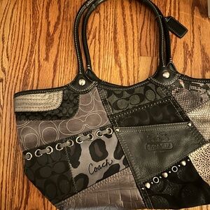 Vintage Coach Patchwork Bag